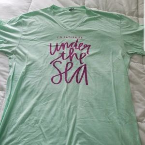 "Under the Sea" Little Mermaid Tshirt